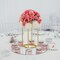 2pcs 15.7in Wedding Centerpieces for Tables with Mesh Plates for Party, Weddings